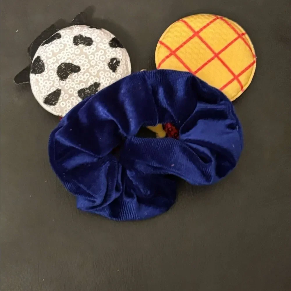 Toy Story inspired Woody Jessie red bow Ears headband and matching scrunchie set